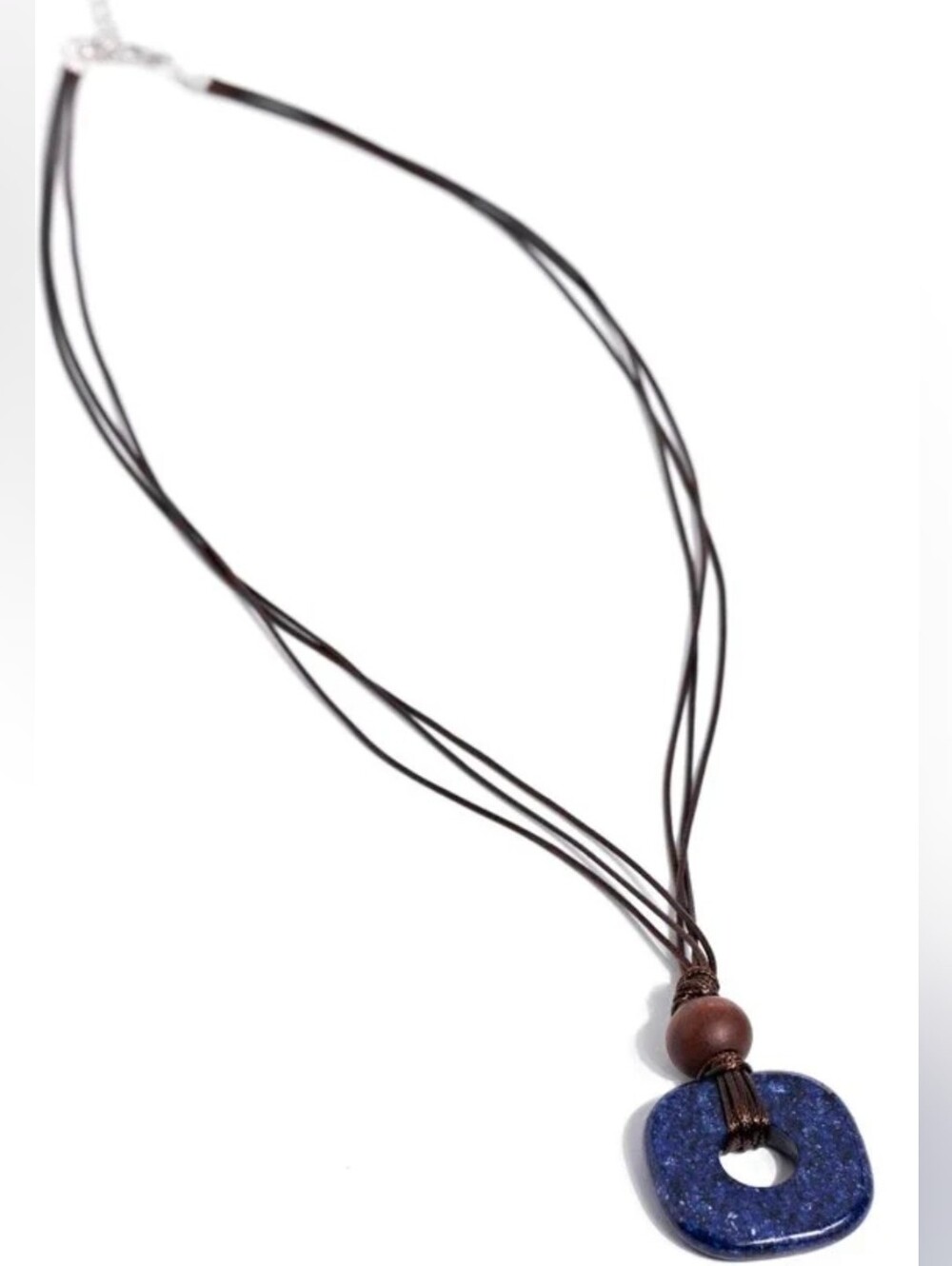PAPARAZZI CANYON CRUSADE BLUE URBAN NECKLACE